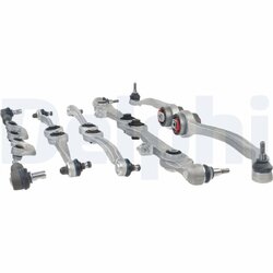 Kit de réparation de bras de suspension DELPHI TC1900KIT pour AUDI, SKODA, VW DELPHI