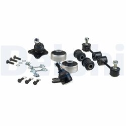 Kit de réparation de bras de suspension DELPHI TC1970KIT pour SEAT, SKODA, VW DELPHI
