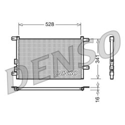 AC Condenser DENSO DCN01003 OE Ref 60628820