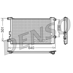 AC Condenser DENSO DCN01016 OE Ref 60679629