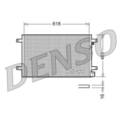 AC Condenser DENSO DCN02006 OE Ref 4F0260403M