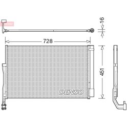 AC Condenser DENSO DCN02007 OE Ref 95857311102