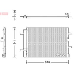 AC Condenser DENSO DCN02026 OE Ref 4G0260403B
