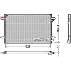 AC Condenser DENSO DCN02037 OE Ref 4F0260403E