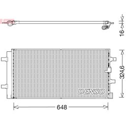 AC Condenser DENSO DCN02044 OE Ref 8T0260401