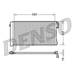 AC Condenser DENSO DCN05012 OE Ref 64536930039