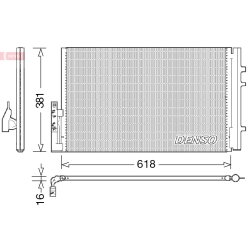 AC Condenser DENSO DCN05014 OE Ref 64539216143