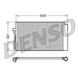 AC Condenser DENSO DCN05017 OE Ref 64509122827