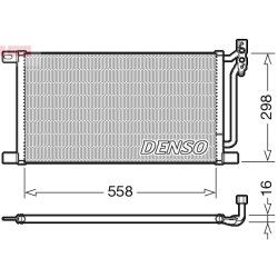 AC Condenser DENSO DCN05020 OE Ref 8377648