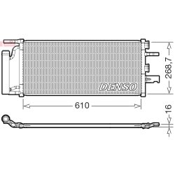 AC Condenser DENSO DCN05036 OE Ref 64509271206