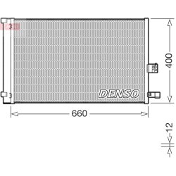 AC Condenser DENSO DCN05037 OE Ref 64539389411