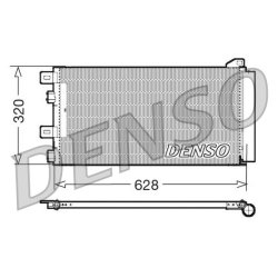 AC Condenser DENSO DCN05101 OE Ref 64531490572