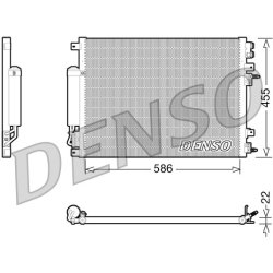 AC Condenser DENSO DCN06001 OE Ref 05137693AE