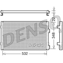AC Condenser DENSO DCN06002 OE Ref 05093697AA