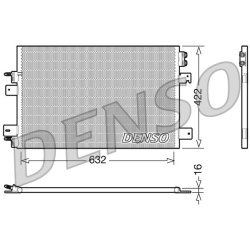 AC Condenser DENSO DCN06007 OE Ref 5191277AA