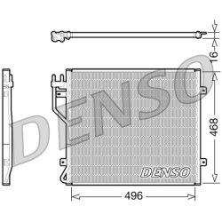 AC Condenser DENSO DCN06010 OE Ref 5183560AA