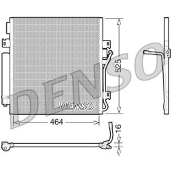 AC Condenser DENSO DCN06011 OE Ref 68033237AB