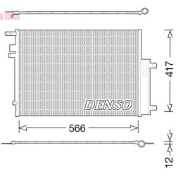 AC Condenser DENSO DCN06017 OE Ref 51965938