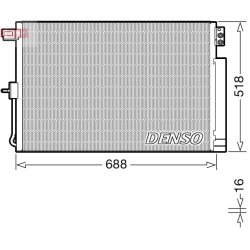 AC Condenser DENSO DCN06019 OE Ref 55038003AE