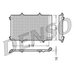 AC Condenser DENSO DCN07013 OE Ref 6455HF