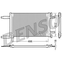 AC Condenser DENSO DCN09041 OE Ref 46803037