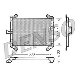 AC Condenser DENSO DCN09050 OE Ref 6455T3