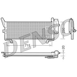 AC Condenser DENSO DCN09091 OE Ref 46431789