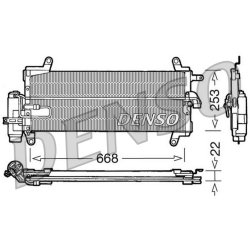 AC Condenser DENSO DCN09093 OE Ref 46432041