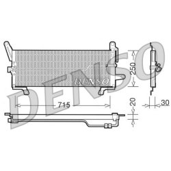 AC Condenser DENSO DCN09097 OE Ref 7770584