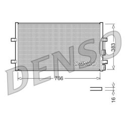 AC Condenser DENSO DCN10009 OE Ref 6C1119710AC