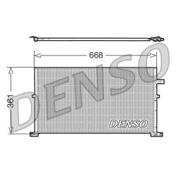 AC Condenser DENSO DCN10013 OE Ref 1232915