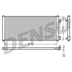 AC Condenser DENSO DCN10018 OE Ref 4041973