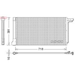 AC Condenser DENSO DCN10028 OE Ref 1769313
