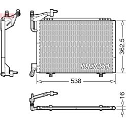 AC Condenser DENSO DCN10042 OE Ref 1763694