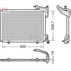 AC Condenser DENSO DCN10054 OE Ref 1856010