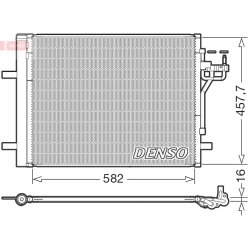 AC Condenser DENSO DCN10056 OE Ref CV6119710JA