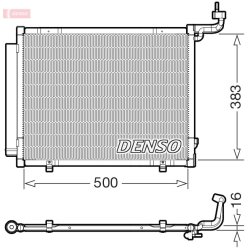 AC Condenser DENSO DCN10057 OE Ref 2113906