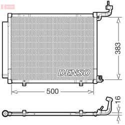 AC Condenser DENSO DCN10058 OE Ref H1BH19710BB