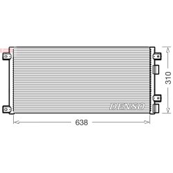 AC Condenser DENSO DCN12006 OE Ref 504022601