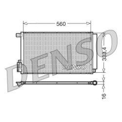 AC Condenser DENSO DCN13109 OE Ref 50512105