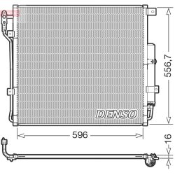 AC Condenser DENSO DCN14004 OE Ref LR021824