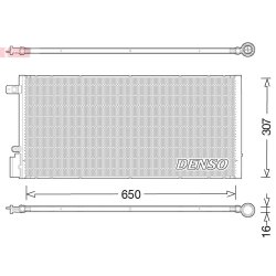 AC Condenser DENSO DCN15005 OE Ref 95465726
