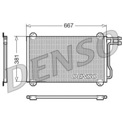 AC Condenser DENSO DCN17055 OE Ref 9015000454