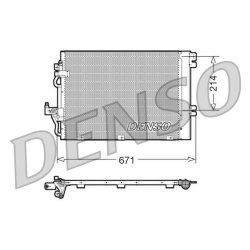 AC Condenser DENSO DCN20009 OE Ref 1850096