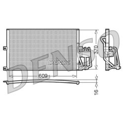 AC Condenser DENSO DCN20029 OE Ref 1850041