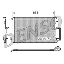 AC Condenser DENSO DCN20032 OE Ref 1850076