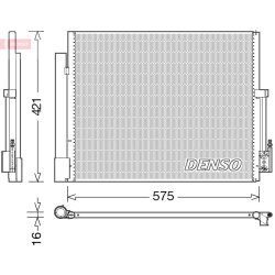 AC Condenser DENSO DCN20036 OE Ref 1850154