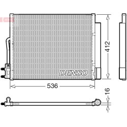 AC Condenser DENSO DCN20043 OE Ref 1850355