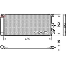 AC Condenser DENSO DCN20048 OE Ref 42828834