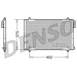 AC Condenser DENSO DCN21006 OE Ref 6455X0